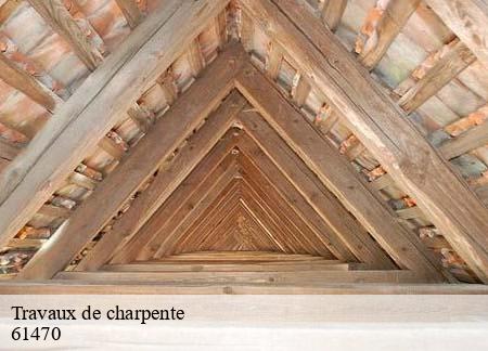 Travaux de charpente  61470